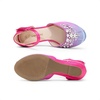 image:imageDREAM PAIRS Girls Dress Shoes Toddler Little Big Girls Heels Low Wedge Pumps with Pearls Rhinestone for Flower Girl Princess Wedding PartyBlueHot Pink