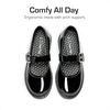 image:imageDREAM PAIRS Girls School Shoes Uniform Mary Jane Dress Platform Chunky Oxford Pumps with Bow for Toddler Little Big KidAll Black