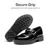 image:imageDREAM PAIRS Girls School Shoes Uniform Mary Jane Dress Platform Chunky Oxford Pumps with Bow for Toddler Little Big KidAll Black
