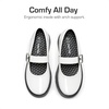 image:imageDREAM PAIRS Girls School Shoes Uniform Mary Jane Dress Platform Chunky Oxford Pumps with Bow for Toddler Little Big KidWhite