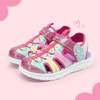 image:imageDREAM PAIRS Toddler Boys Girls Sport Sandals Cute Breathable Lightweight Outdoor Play Water Casual Closed Toe Hook and Loop for ToddlersLittleBig KidsPink
