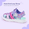 image:imageDREAM PAIRS Toddler Boys Girls Sport Sandals Cute Breathable Lightweight Outdoor Play Water Casual Closed Toe Hook and Loop for ToddlersLittleBig KidsPurple