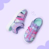 image:imageDREAM PAIRS Toddler Boys Girls Sport Sandals Cute Breathable Lightweight Outdoor Play Water Casual Closed Toe Hook and Loop for ToddlersLittleBig KidsPurple