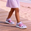 image:imageDREAM PAIRS Toddler Boys Girls Sport Sandals Cute Breathable Lightweight Outdoor Play Water Casual Closed Toe Hook and Loop for ToddlersLittleBig KidsPurple