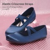 image:imageDream Pairs Girls Ballerina Dress Shoes Mary Jane FlatsNavy Bluesatin