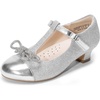 image:imageDREAM PAIRS Girls Dress Shoes Mary Jane Heel TStrap Party Flower Wedding Princess Pumps for Little Big KidSilver