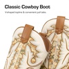 image:imageDREAM PAIRS Boys Girls Cowboy Boots Toddler Mid Calf Western Boots Square Toe Riding Boots for KidsCamelCamo