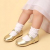 image:imageDREAM PAIRS Toddler Little Girls Mary Jane Dress Shoes Wedding Ballet Flats Round Toe Flower Girl ShoesGold