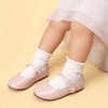 image:imageDREAM PAIRS Toddler Little Girls Mary Jane Dress Shoes Wedding Ballet Flats Round Toe Flower Girl ShoesNude