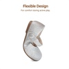 image:imageDREAM PAIRS Toddler Little Girls Mary Jane Dress Shoes Wedding Ballet Flats Round Toe Flower Girl ShoesSilver