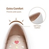 image:imageDREAM PAIRS Toddler Little Girls Mary Jane Dress Shoes Wedding Ballet Flats Round Toe Flower Girl ShoesWhite