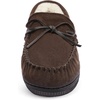 image:imageDREAM PAIRS Mens Moccasin Slippers Fuzzy Plush House Shoes Indoor Outdoor Fleece Lining LoafersBrown