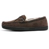 image:imageDREAM PAIRS Mens Moccasin Slippers Fuzzy Plush House Shoes Indoor Outdoor Fleece Lining LoafersBrown