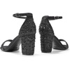 image:imageDREAM PAIRS Womens Chunky Block Heel Sandals Open Toe Ankle Strap Dress Shoes Comfortable Wedding Guest Heels for Party Prom and Formal EventsBlackRhinestone