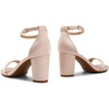 image:imageDREAM PAIRS Womens Chunky Block Heel Sandals Open Toe Ankle Strap Dress Shoes Comfortable Wedding Guest Heels for Party Prom and Formal EventsChampagnesatin