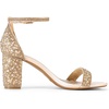 image:imageDREAM PAIRS Womens Chunky Block Heel Sandals Open Toe Ankle Strap Dress Shoes Comfortable Wedding Guest Heels for Party Prom and Formal EventsGoldRhinestone