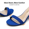 image:imageDREAM PAIRS Womens Chunky Block Heel Sandals Open Toe Ankle Strap Dress Shoes Comfortable Wedding Guest Heels for Party Prom and Formal EventsRoyalBlue