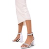 image:imageDREAM PAIRS Womens Chunky Block Heel Sandals Open Toe Ankle Strap Dress Shoes Comfortable Wedding Guest Heels for Party Prom and Formal EventsWhitesatin