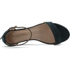 image:imageDREAM PAIRS Womens Ingrid Ankle Strap Low Wedge SandalNavySuede