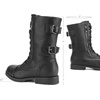 image:imageDREAM PAIRS Womens Mid Calf Builtin Wallet Pocket Lace up Military Combat BootsBlack