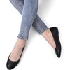 image:imageDREAM PAIRS Womens SoleSimple Ballerina Walking Flats ShoesBlackPu