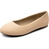 image:imageDREAM PAIRS Womens SoleSimple Ballerina Walking Flats ShoesNudeNubuck