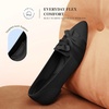 image:imageDREAM PAIRS Flats for Women Pointed Toe Knit Ballet Flats with Bow Foldable Comfortable Dress Shoes for Work Office Business Casual TravelBlack