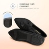 image:imageDREAM PAIRS Flats for Women Pointed Toe Knit Ballet Flats with Bow Foldable Comfortable Dress Shoes for Work Office Business Casual TravelBlack