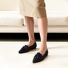 image:imageDREAM PAIRS Flats for Women Pointed Toe Knit Ballet Flats with Bow Foldable Comfortable Dress Shoes for Work Office Business Casual TravelBlack