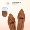 image:imageDREAM PAIRS Flats for Women Pointed Toe Knit Ballet Flats with Bow Foldable Comfortable Dress Shoes for Work Office Business Casual TravelBrown