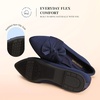 image:imageDREAM PAIRS Flats for Women Pointed Toe Knit Ballet Flats with Bow Foldable Comfortable Dress Shoes for Work Office Business Casual TravelNavy