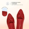 image:imageDREAM PAIRS Flats for Women Pointed Toe Knit Ballet Flats with Bow Foldable Comfortable Dress Shoes for Work Office Business Casual TravelRed
