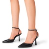 image:imageDREAM PAIRS High Heels for Women Closed Pointed Toe Dress Shoes for Women Ankle Strap Stiletto Heel Party Wedding Sexy Pump ShoesBlackpu