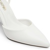 image:imageDREAM PAIRS High Heels for Women Closed Pointed Toe Dress Shoes for Women Ankle Strap Stiletto Heel Party Wedding Sexy Pump ShoesWhitepu