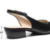 image:imageDREAM PAIRS Kitten Slingback Low Block Heels for Women Pointed Closed Toe Business Dress Shoes Wedding Party Comfortable Pumps ShoesBlack