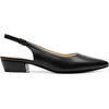 image:imageDREAM PAIRS Kitten Slingback Low Block Heels for Women Pointed Closed Toe Business Dress Shoes Wedding Party Comfortable Pumps ShoesBlack