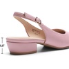 image:imageDREAM PAIRS Kitten Slingback Low Block Heels for Women Pointed Closed Toe Business Dress Shoes Wedding Party Comfortable Pumps ShoesLight Pink