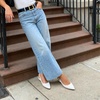 image:imageDREAM PAIRS Kitten Slingback Low Block Heels for Women Pointed Closed Toe Business Dress Shoes Wedding Party Comfortable Pumps ShoesWhite