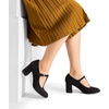 image:imageDREAM PAIRS Low Chunky Heels for Women TStrap Mary Jane Pumps Wedding Dress ShoesBlack