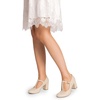image:imageDREAM PAIRS Low Chunky Heels for Women TStrap Mary Jane Pumps Wedding Dress ShoesNudePu