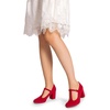 image:imageDREAM PAIRS Low Chunky Heels for Women TStrap Mary Jane Pumps Wedding Dress ShoesRed