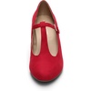 image:imageDREAM PAIRS Low Chunky Heels for Women TStrap Mary Jane Pumps Wedding Dress ShoesRed