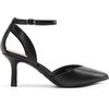 image:imageDREAM PAIRS Pointed Closed Toe Kitten Heels Stiletto Ankle Strap Womens Pumps Shoes for Women Wedding Party Dress SandalsBlackpu