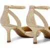 image:imageDREAM PAIRS Pointed Closed Toe Kitten Heels Stiletto Ankle Strap Womens Pumps Shoes for Women Wedding Party Dress SandalsGoldglitter