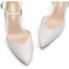 image:imageDREAM PAIRS Pointed Closed Toe Kitten Heels Stiletto Ankle Strap Womens Pumps Shoes for Women Wedding Party Dress SandalsWhitepu