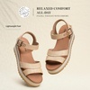 image:imageDREAM PAIRS Wedge Sandals for Women Espadrille Platform Sandals Open Toe Ankle Strap Low Wedges Heel Comfortable Sandals for SummerNatural