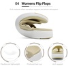 image:imageDREAM PAIRS Womens Arch Support Soft Cushion Flip Flops Thong SandalsBeige
