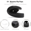 image:imageDREAM PAIRS Womens Arch Support Soft Cushion Flip Flops Thong SandalsBlack