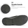 image:imageDREAM PAIRS Womens Arch Support Soft Cushion Flip Flops Thong SandalsBlackGrey