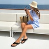image:imageDREAM PAIRS Womens Arch Support Soft Cushion Flip Flops Thong SandalsBlackGrey